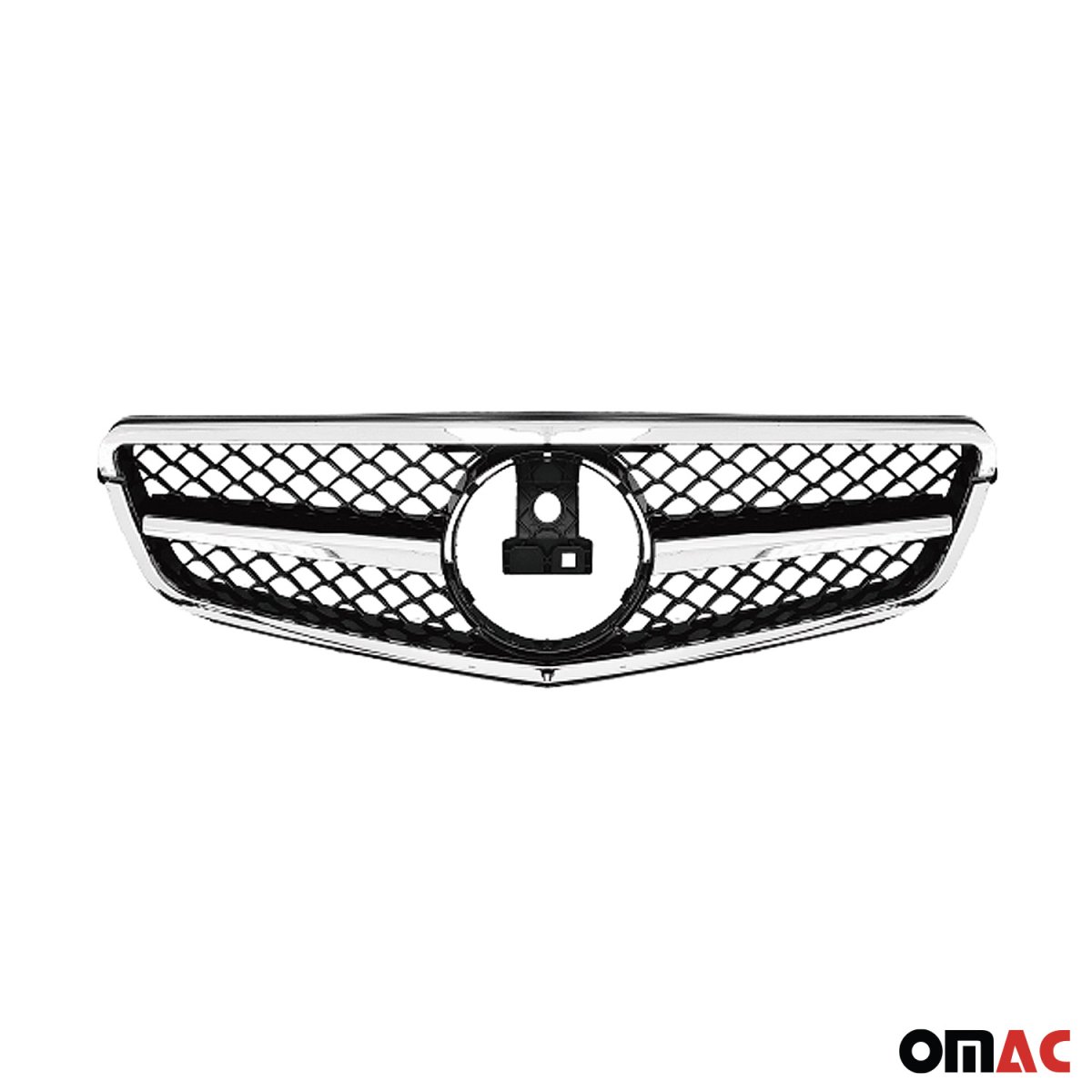 Mercedes-Benz C63 AMG Grille - Omac - Silver - '11-'14